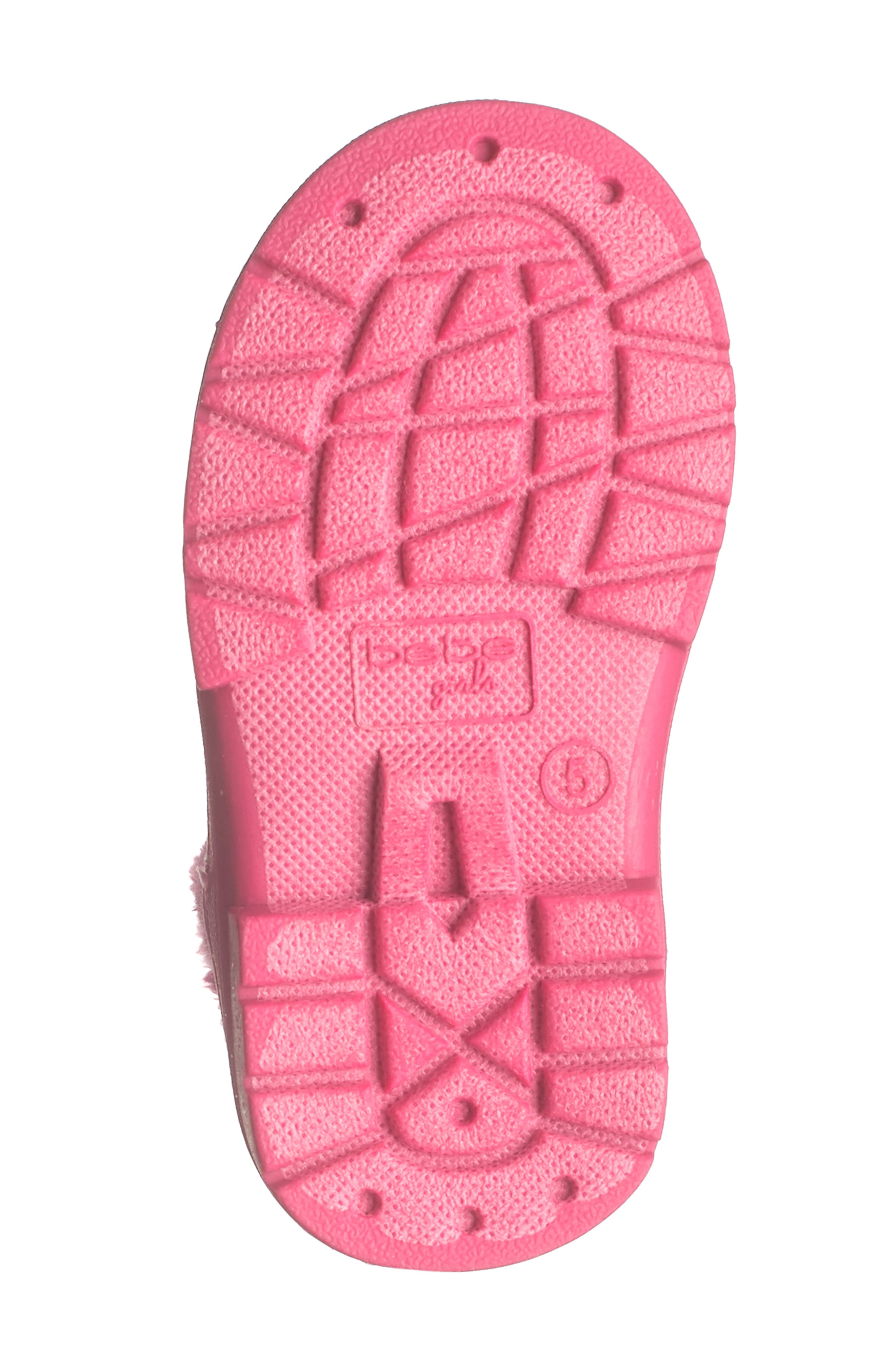 bebe Embellished Faux Fur Lined Winter Boot, Alternate, color, 