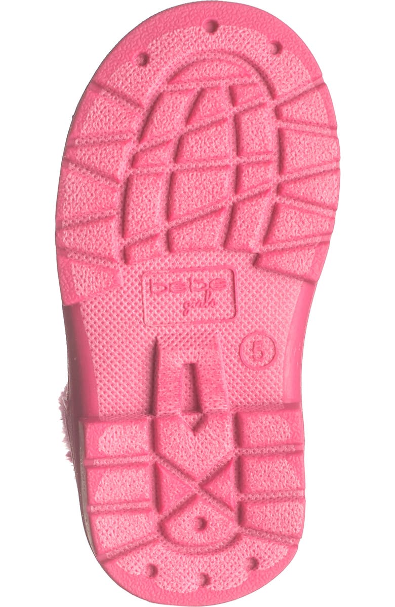 bebe Embellished Faux Fur Lined Winter Boot, Alternate, color,