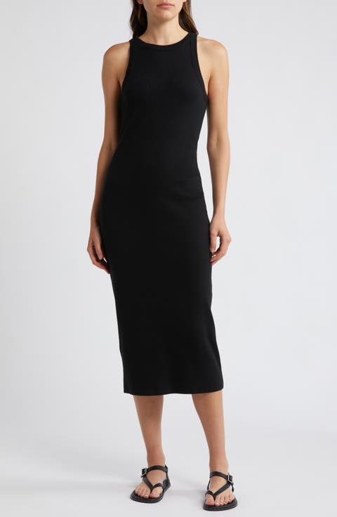 Cut In Rib Tank Dress