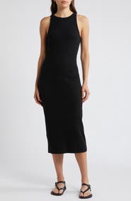 Treasure & Bond Cut In Rib Tank Dress