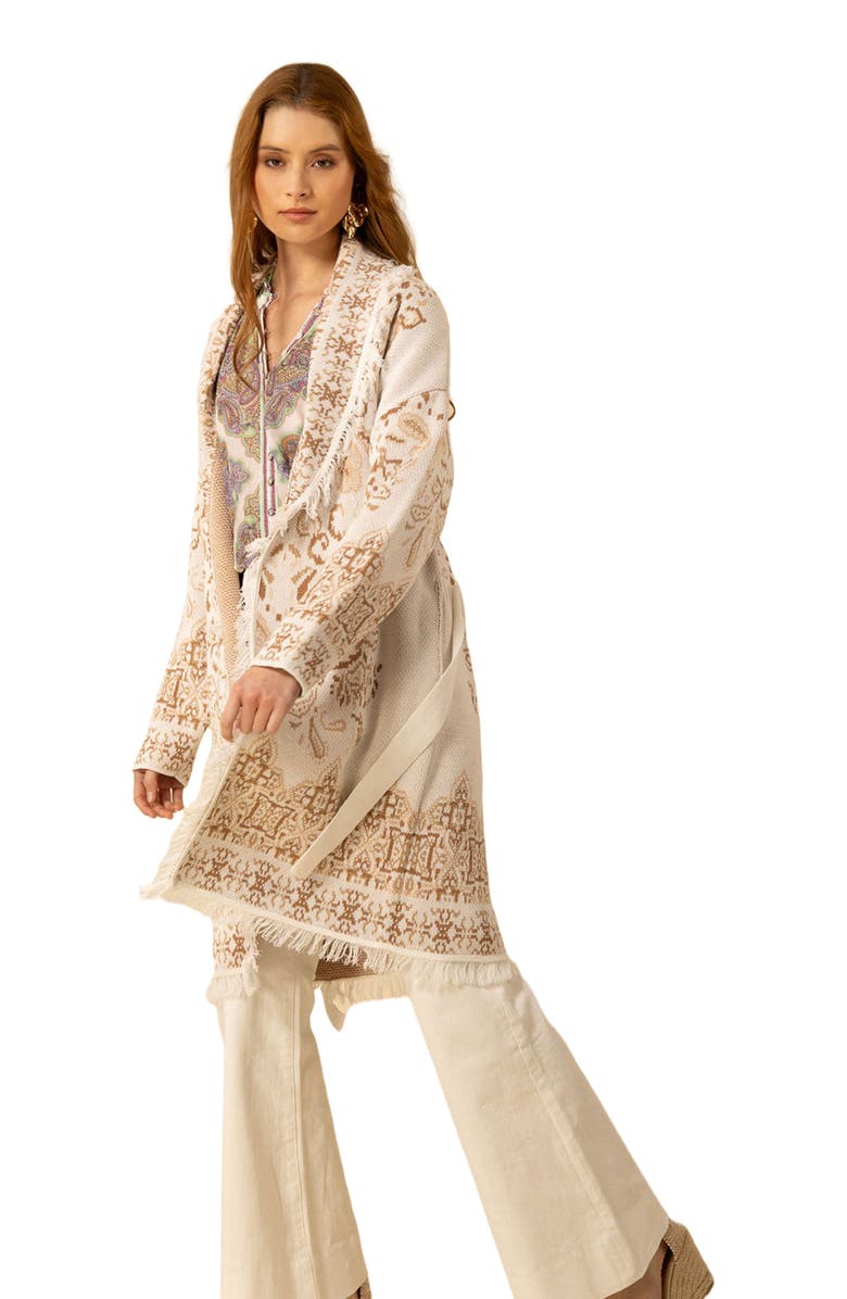 Hale Bob Capri Midi Jacquard Sweater, Alternate, color, 