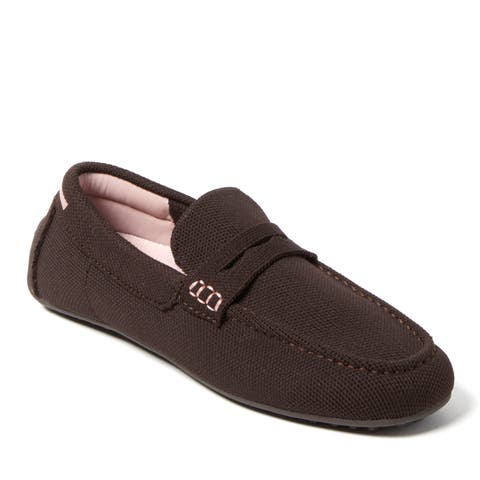 Hazel Stretch Knit Driving Loafer Slipper