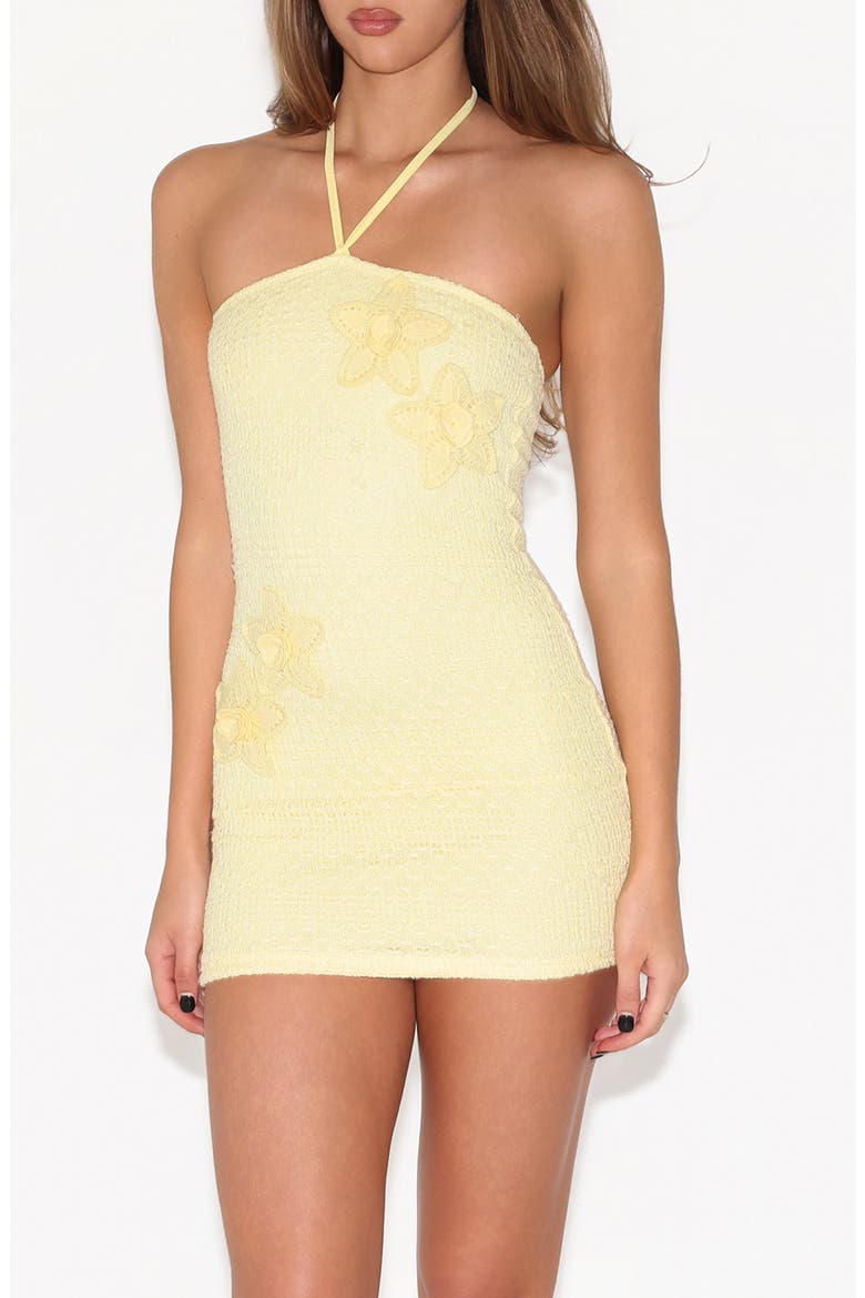Korri Strapless Minidress, Alternate, color, YELLOW