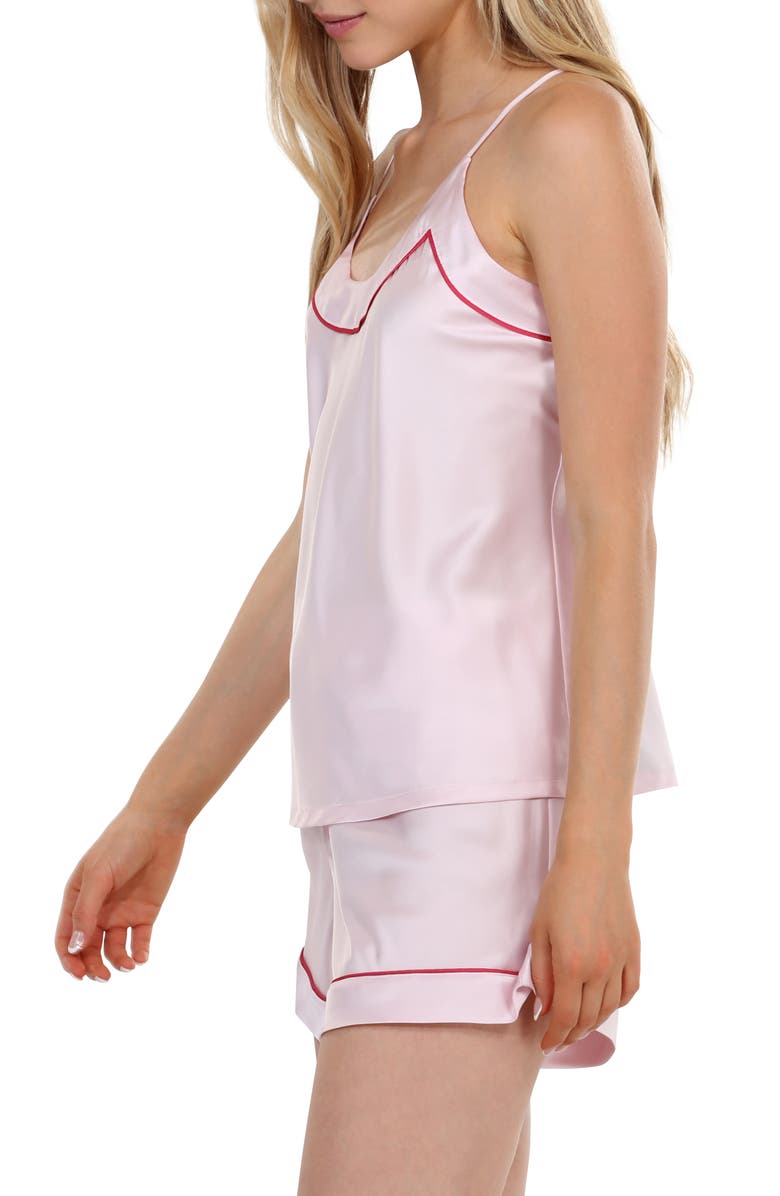 Honeydew Retreat Short Pajamas, Alternate, color, Strawberry