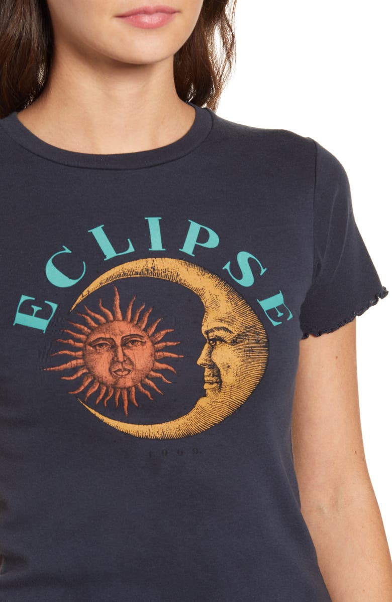 BDG Urban Outfitters Eclipse Lettuce Edge Tee, Alternate, color, 