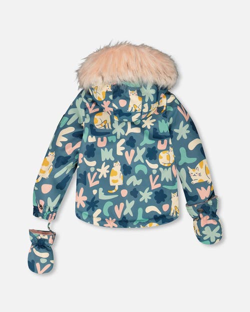 Deux Par Deux Two-piece Play Snowsuit In Pink