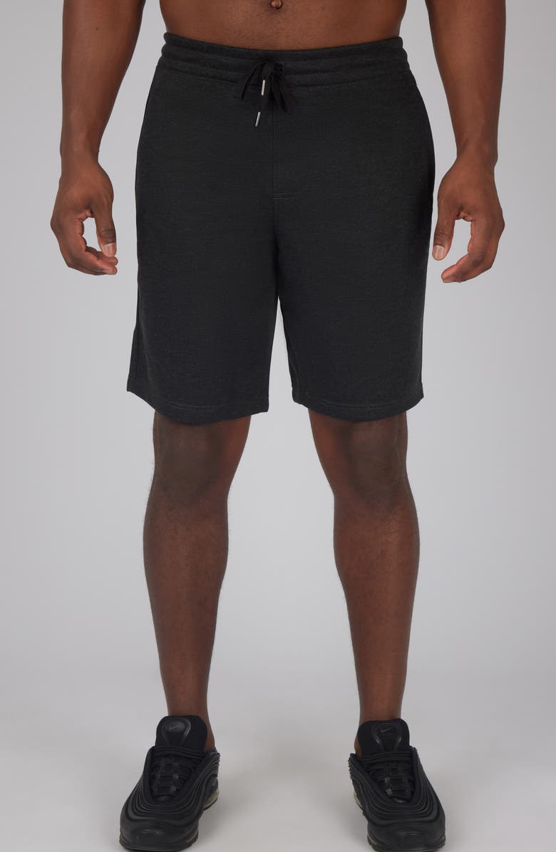 90 DEGREE BY REFLEX Hidden Zip Pocket Shorts, Main, color,