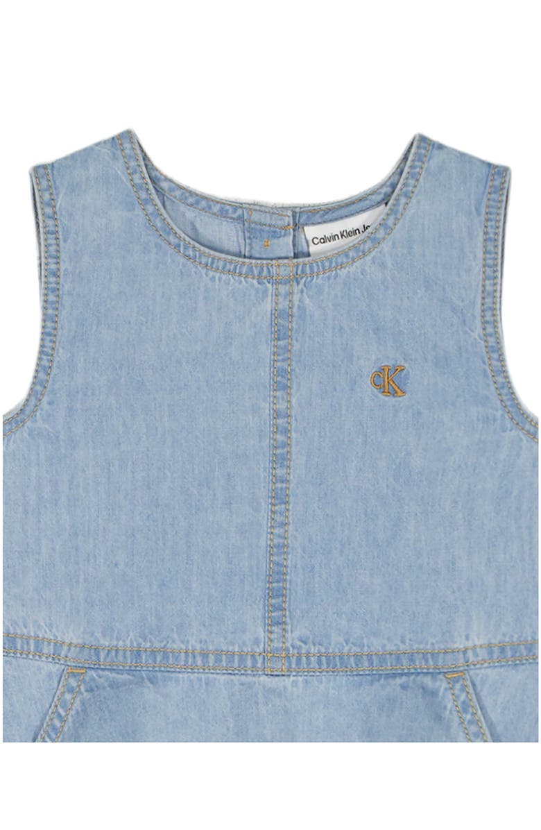 Calvin Klein Kids' Denim Dress, Alternate, color, Denim
