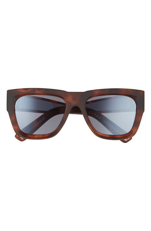 Unisex Peripheral 55mm Square Sunglasses