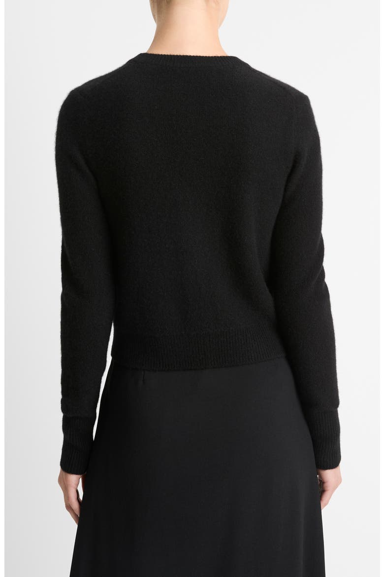 Boiled Cashmere Cardigan, Alternate, color, BLACK