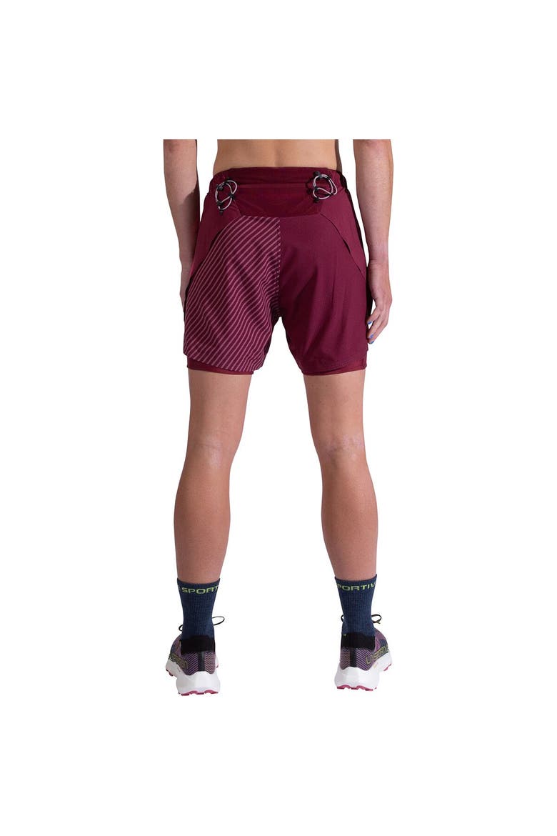 Flow 5In Short - Women's, Alternate, color, Redwood/Azalea