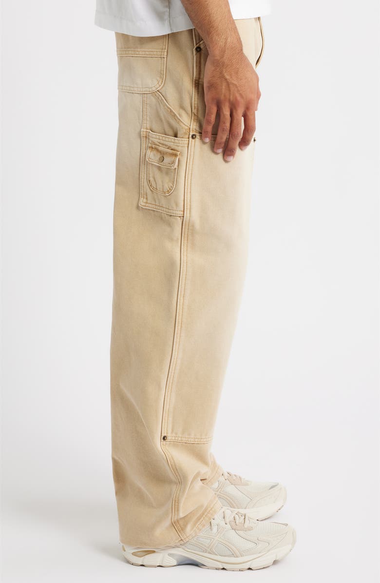 Elwood Industry Cotton Canvas Carpenter Pants, Alternate, color, Khaki