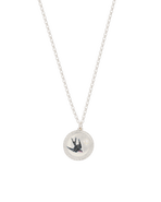 Fable England Swallow Spirit Guide Silver Chain Necklace