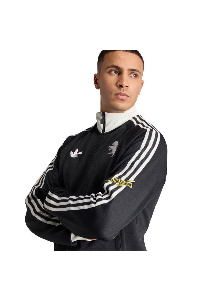 Men's adidas Originals  Black Juventus Culturewear Originals Full-Zip Track Jacket, Alternate, color, Black