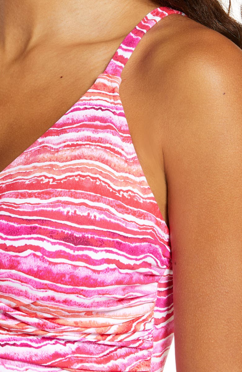 Tommy Bahama Rainbow Twist One-Piece Swimsuit, Alternate, color,