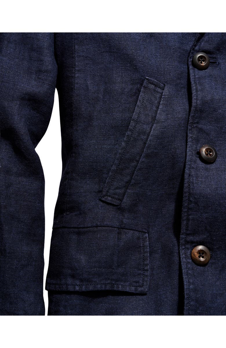 Billy Reid Canvas Peacoat, Alternate, color, 