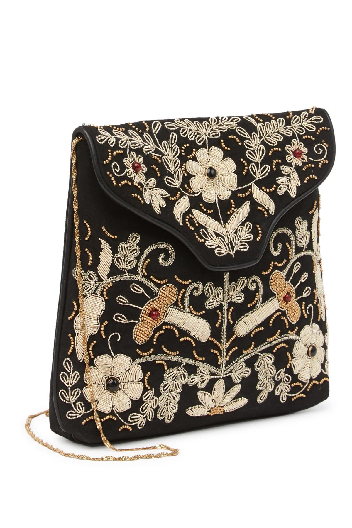 RICKI DESIGNS Fine Thread Embroidered Crossbody Bag, Alternate, color, 