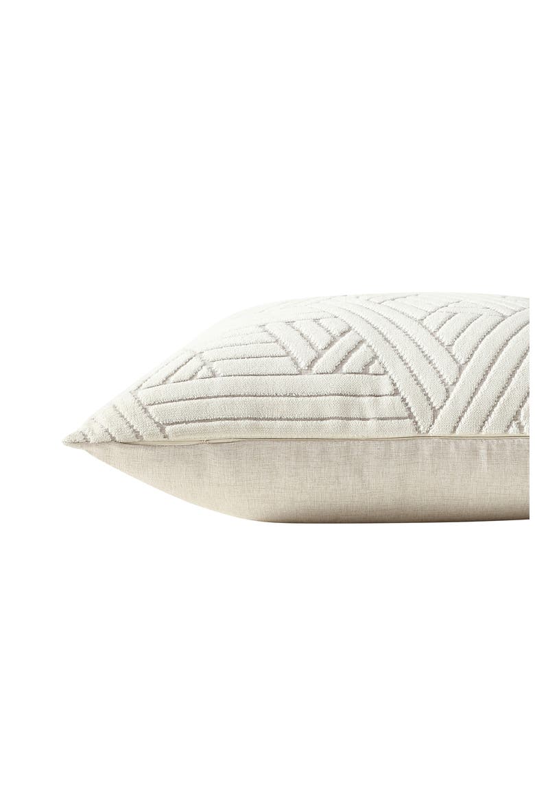 Dani Accent Pillow, Alternate, color, IVORY/ GREY