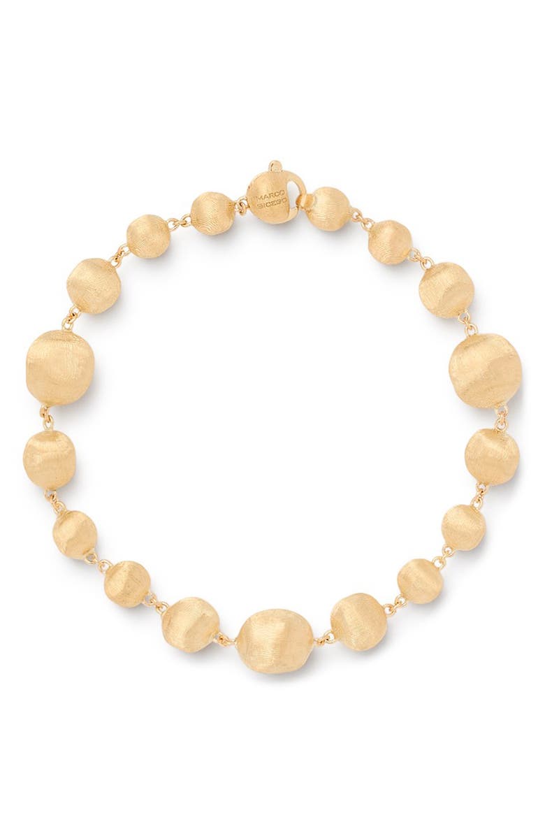 Marco Bicego Dome Station Bracelet, Main, color, Yellow Gold