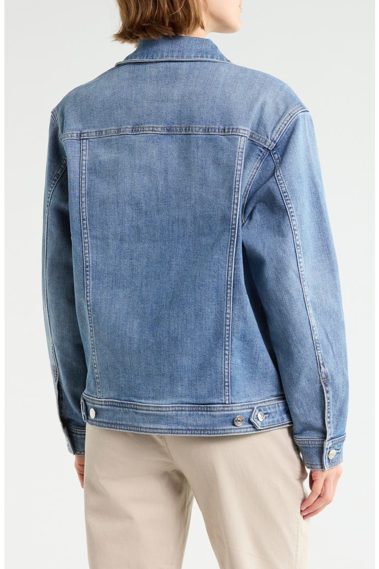 Relaxed Indigo Jean Jacket, Alternate, color, AMALFI