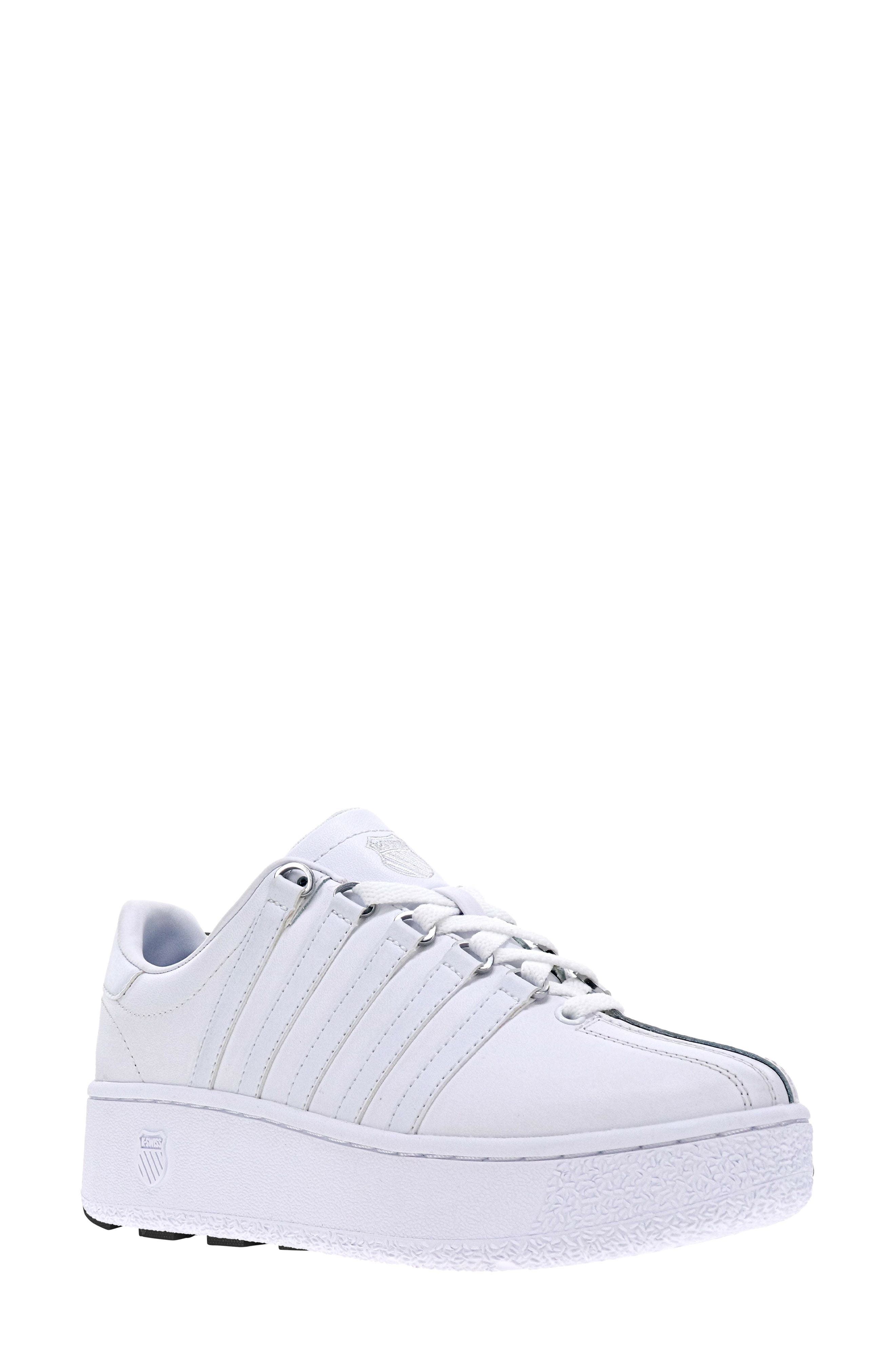 K-Swiss Classic VN Platform Sneaker, Main, color, White/ White