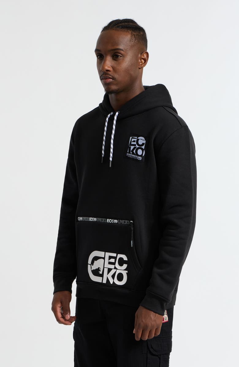 Ecko Unltd. Easygoing Hoodie, Alternate, color, Black
