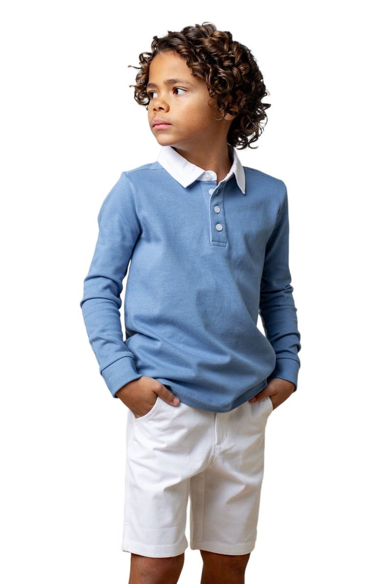 Hope & Henry Boys' Organic Rugby Shirt, Kids, Alternate, color, 