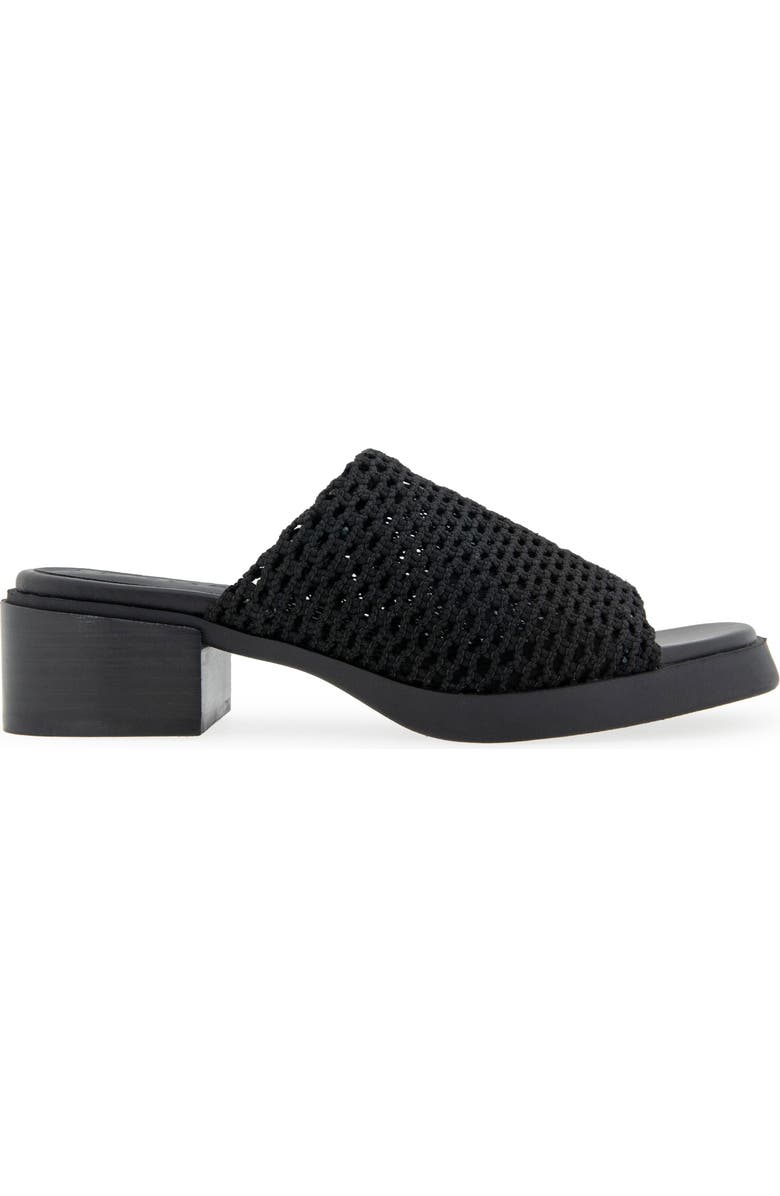 Aerosoles Denise Platform Sandal, Alternate, color, Black Stretch