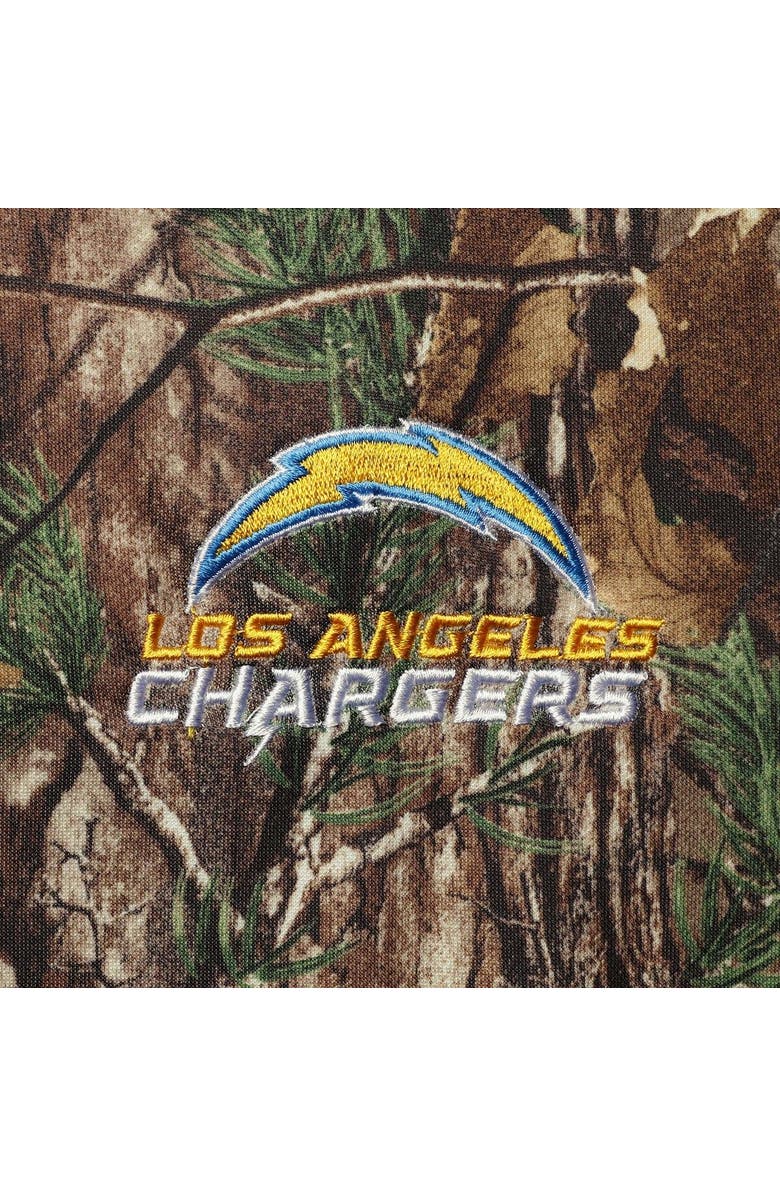 DUNBROOKE Men's Dunbrooke Realtree Camo Los Angeles Chargers Circle Champion Tech Fleece Pullover Hoodie, Alternate, color, Realtree Camo
