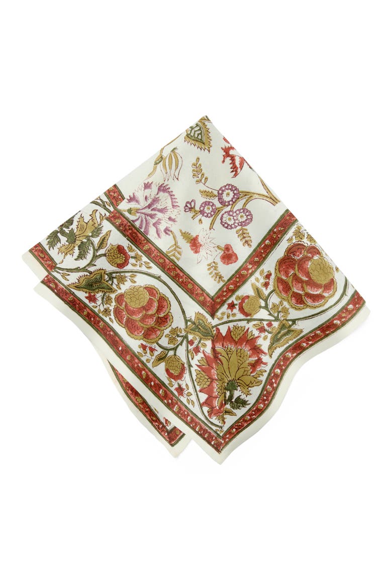 Louise Napkins - Set of 4, Alternate, color, Multicolor 20" x 20"