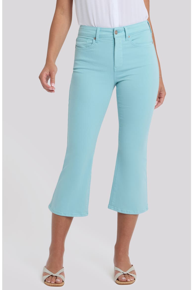 Monica High Waist Crop Kick Flare Jeans, Main, color, AQUA HAZE