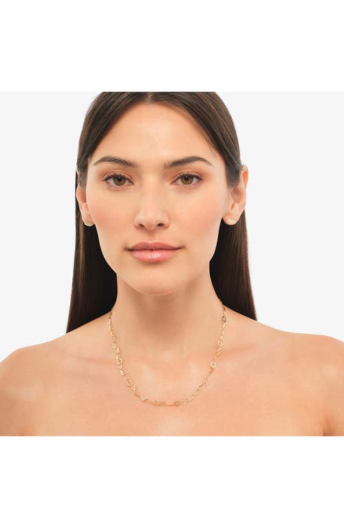 Lana Laser Love Necklace In Gold