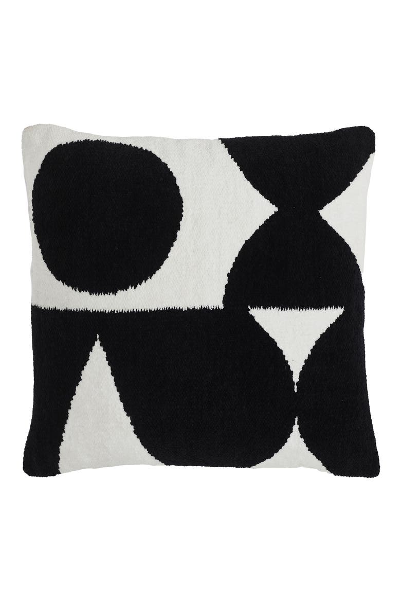 Ferla Accent Pillow, Main, color, BLACK
