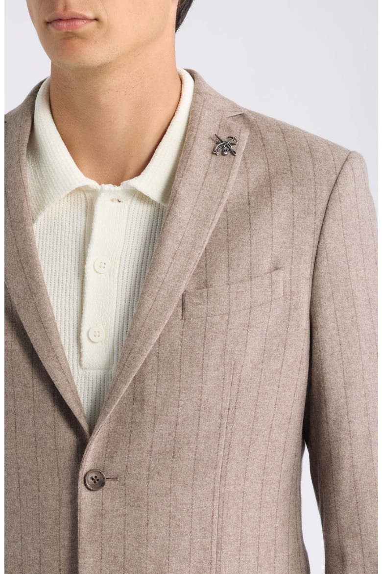 Wool Blend Suit, Alternate, color, BROWN