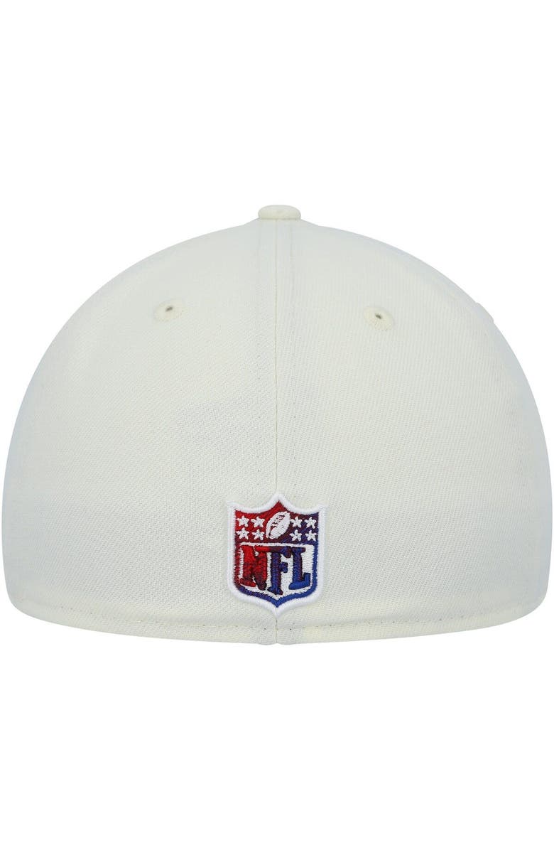 New Era Men's New Era Cream New York Giants Chrome Color Dim 59FIFTY Fitted Hat, Alternate, color, Cream