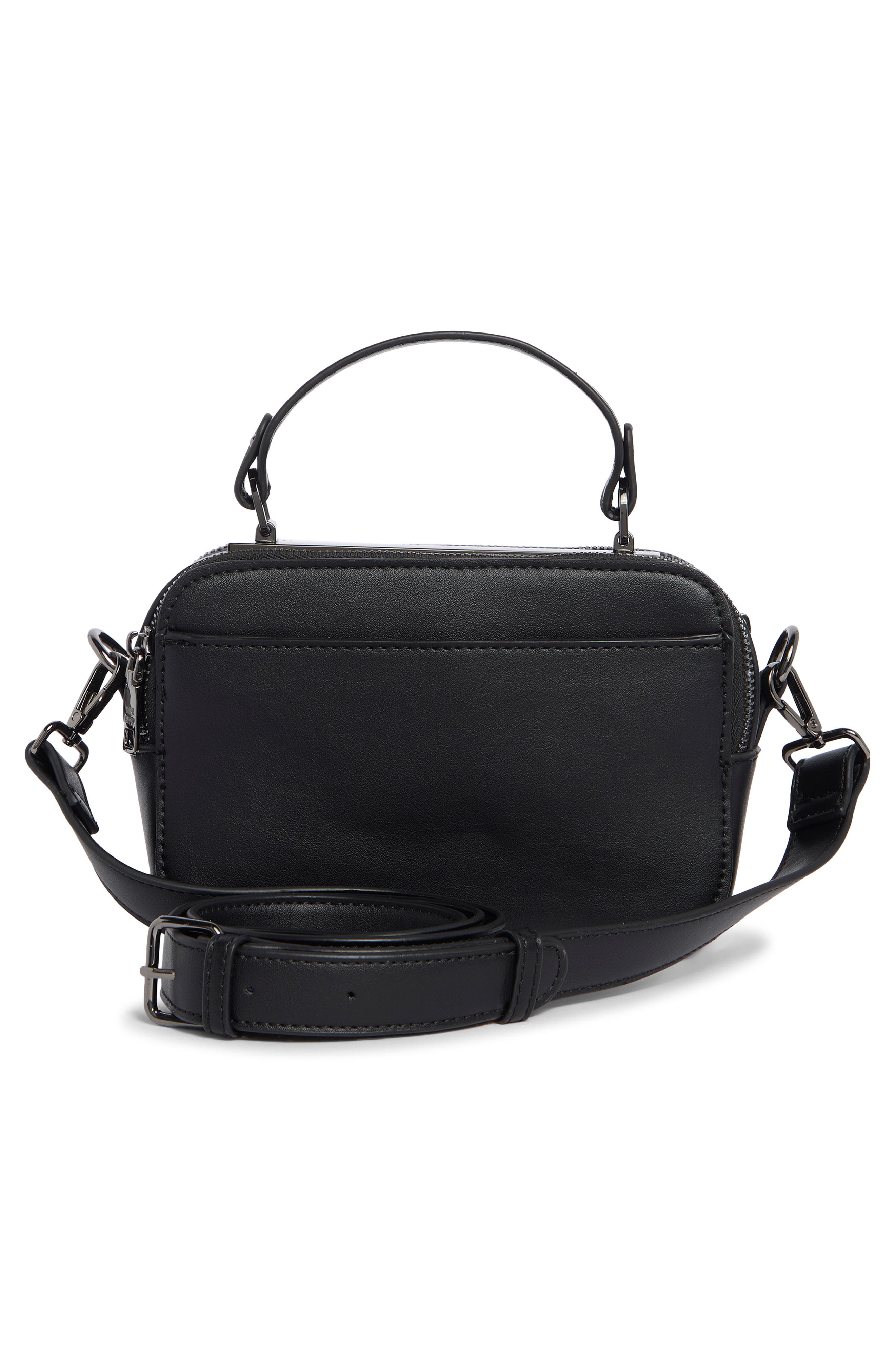 Steve Madden Clarke Crossbody Bag, Alternate, color, Black Pebble