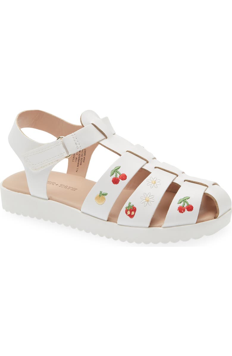 Tucker + Tate Kids' Romie Fisherman Sandal, Main, color, Ivory