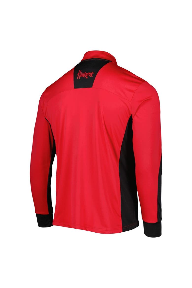 Men's Colosseum Scarlet Nebraska Huskers Bart Quarter-Zip Windshirt, Alternate, color, Scarlet
