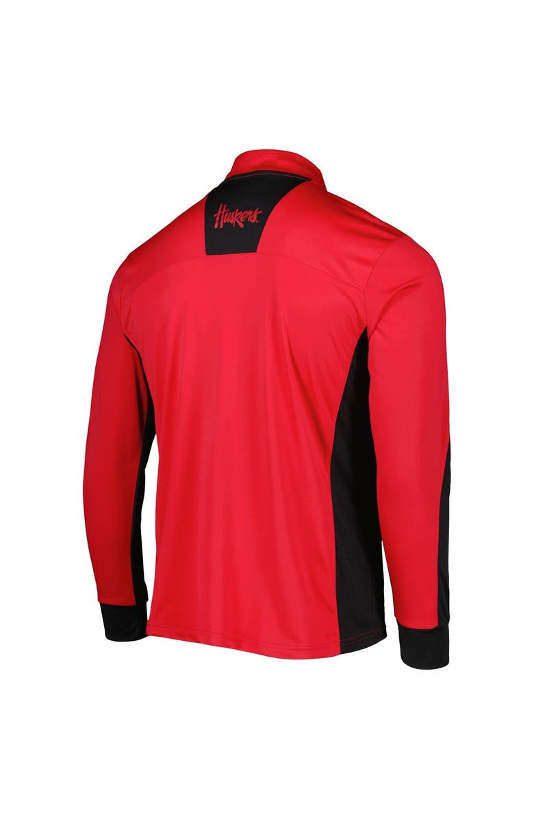 COLOSSEUM Men's Colosseum Scarlet Nebraska Huskers Bart Quarter-Zip Windshirt, Alternate, color, 