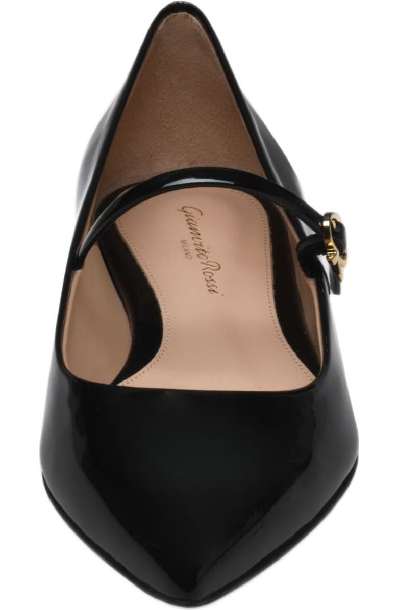 Gianvito Rossi Ribbon Jane Ballerinas, Alternate, color,