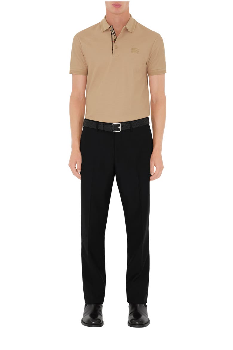 Cotton Polo Shirt, Main, color, Soft fawn beige