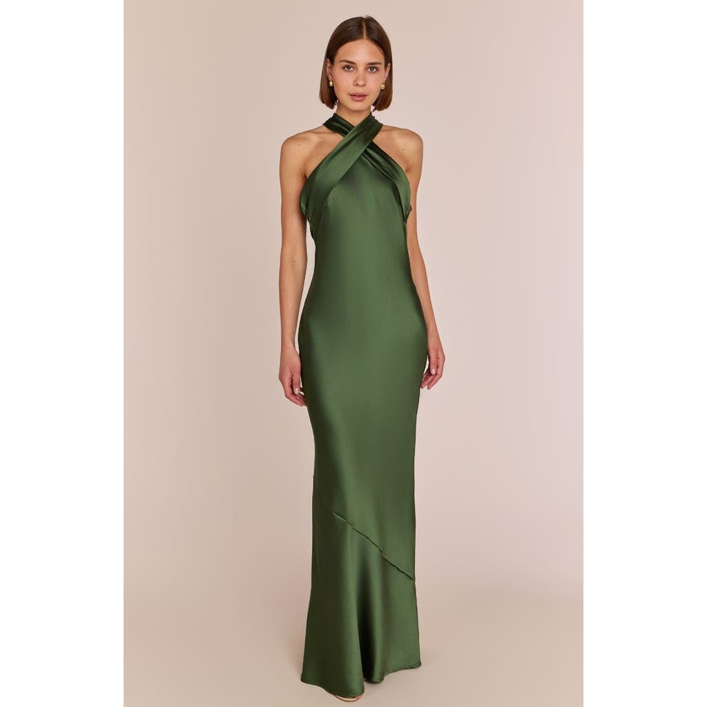 Rewritten Roma Halterneck Dress