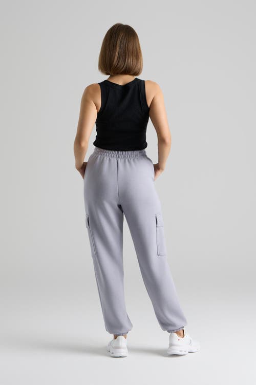 Le Fafo Maira Cargo Joggers In Gray