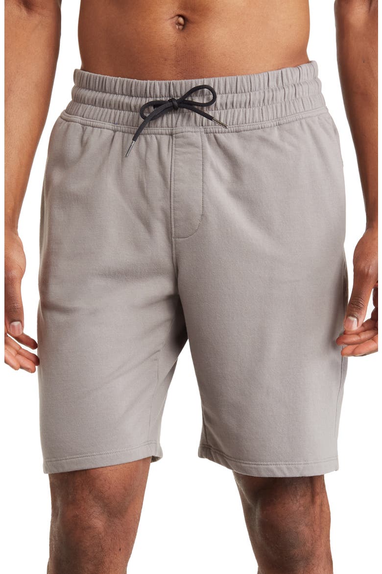 Rogue Fleece Shorts, Main, color, GREY DECEMBER