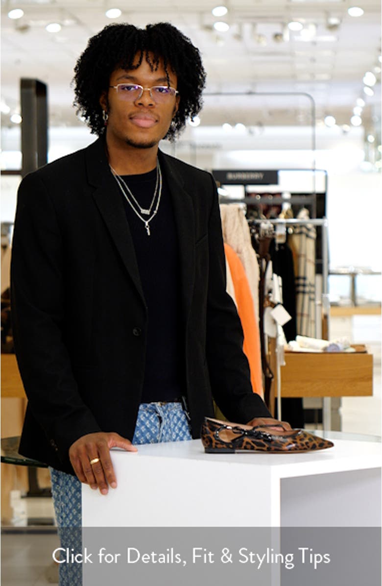 Nuri Bow Pointed Toe Patent Flat, sales video thumbnail