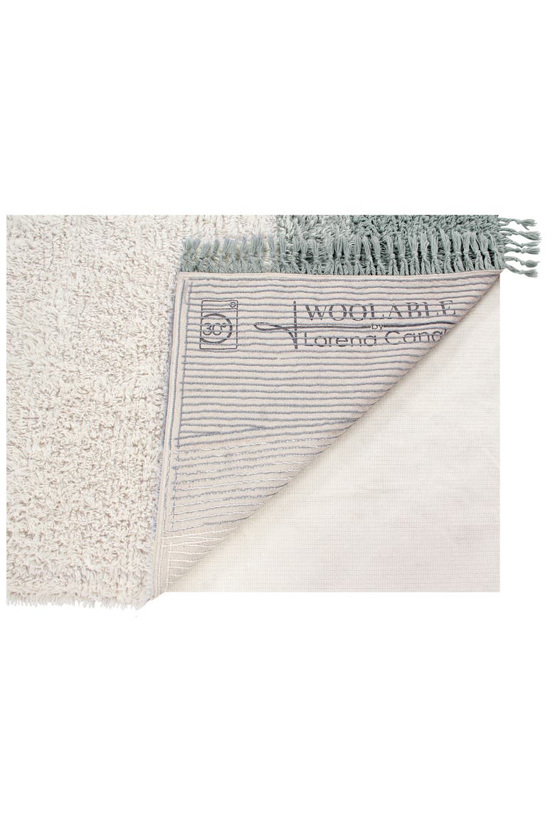 Into the Blue Washable Wool Rug, Alternate, color, SMOKE BLUE
