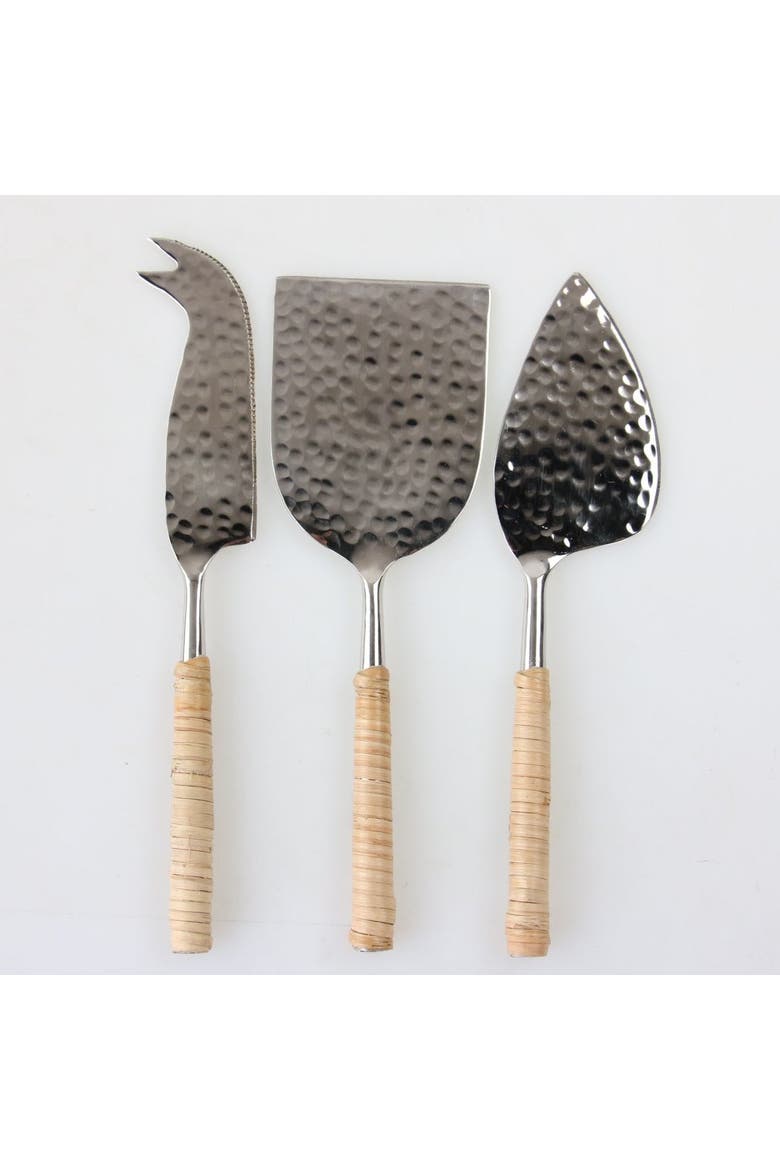 Aquila Cheese Knives - Set of 3, Alternate, color, Grey