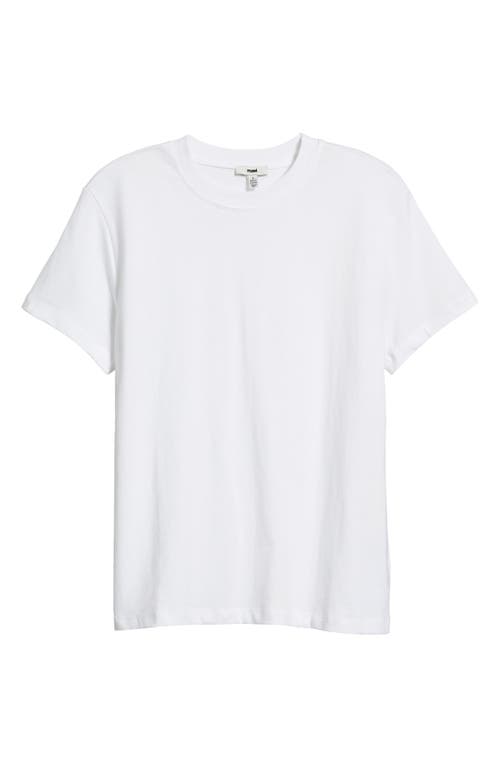 Mavi Jeans Cotton Crewneck T-shirt In White