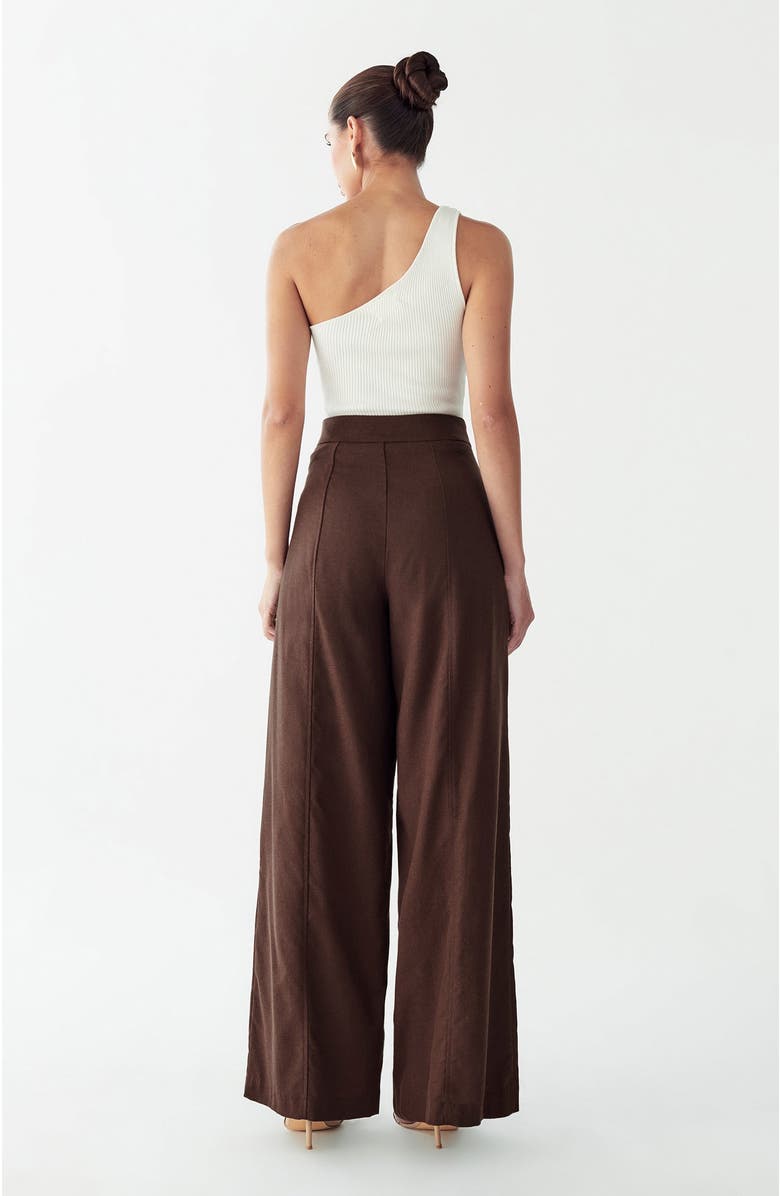WILLA Dayton Pants, Alternate, color, Chocolate