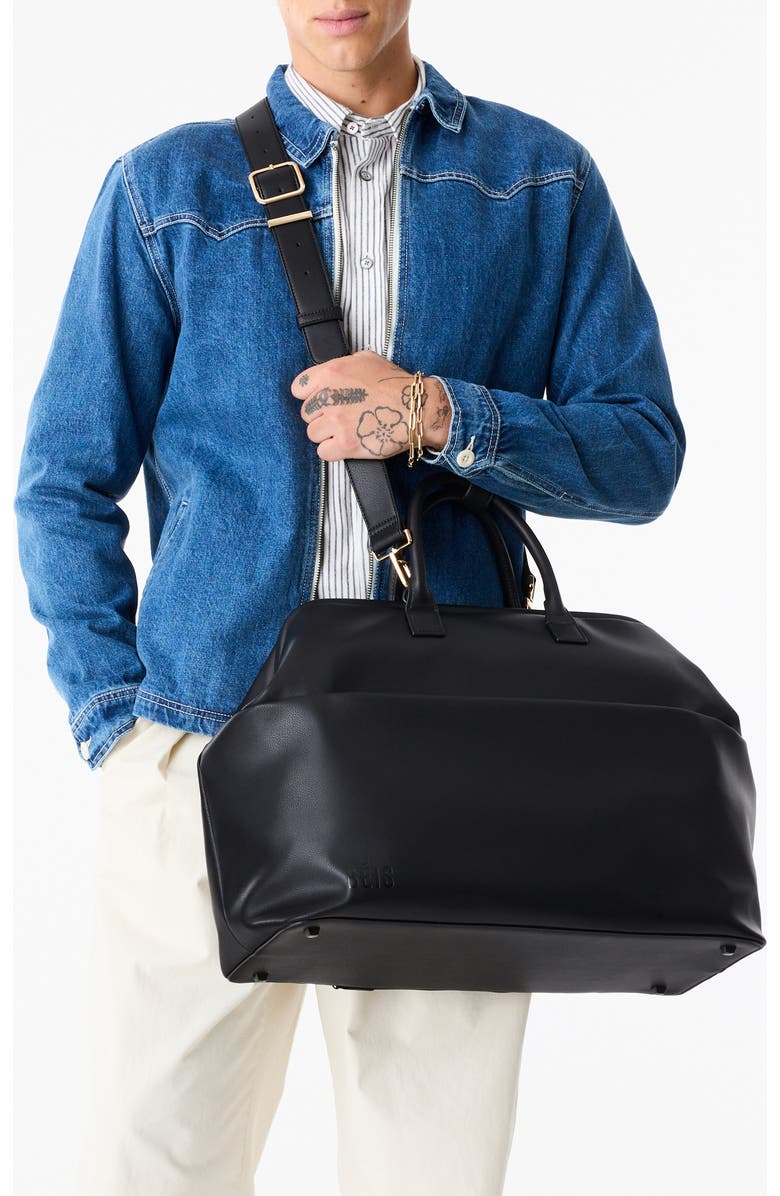 Béis The Wicked Faux Leather Weekend Bag, Alternate, color,